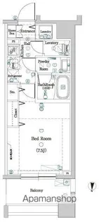 DIPS神楽坂【3階】の間取り