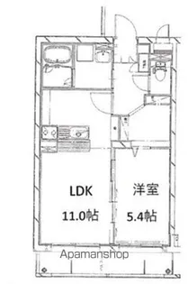MAISON CATELLE【1階】の間取り