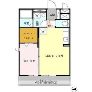 TOWN COURT大岡【2階】の間取り