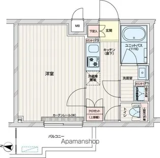 ルーブル練馬赤塚【2階】の間取り