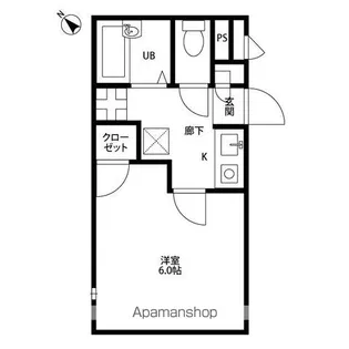 アムール Y’S【2階】の間取り