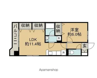 シャングリラ【101号室】の間取り