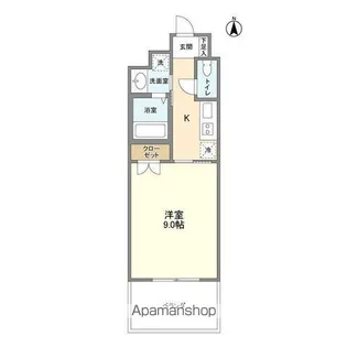 エルメディオ千種【1016号室】の間取り