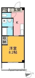 リバティ天神【202号室】の間取り