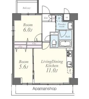 ミュージョン【2階】の間取り