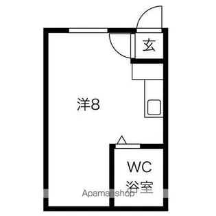 ハイツアルファU【107号室】の間取り