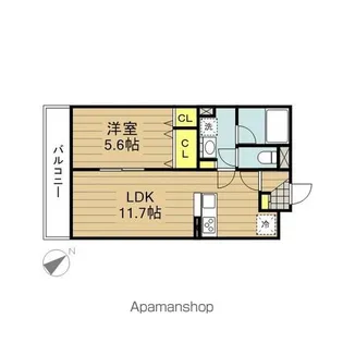 POLAIRE(ポレール)【1階】の間取り