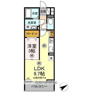 プレミスト Ⅸ【2階】の間取り