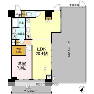 リーラ横浜川和町【9階】の間取り