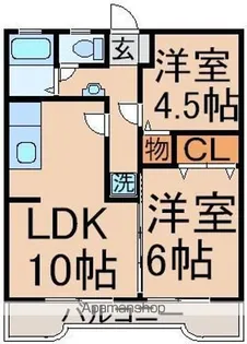 アネックスクレール【2階】の間取り