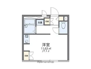 レオパレスブランカ【2階】の間取り