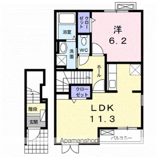 プログレス【2階】の間取り