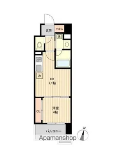 SーFORT青葉上杉【4階】の間取り