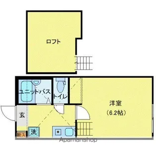 ラフィネ弘明寺【1階】の間取り