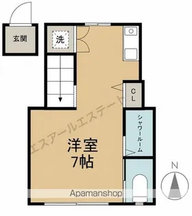 コンフォート王子神谷【203号室】の間取り