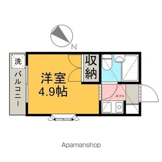 メゾン・ドモ【2階】の間取り