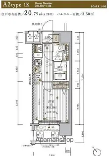 メインステージ東神奈川【8階】の間取り