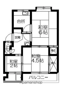 一の関マンション【224号室】の間取り