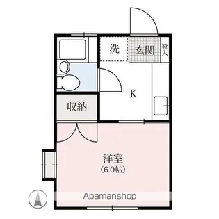永山ハイツ【1階】の間取り