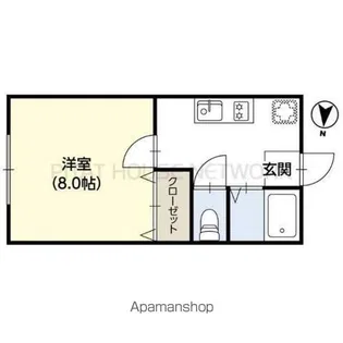 プランドールⅡ【102号室】の間取り