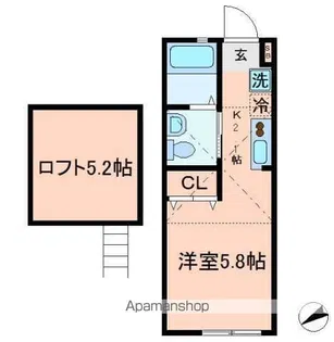 ミーレ横浜【1階】の間取り