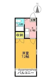 レオパレス牧野第一【2階】の間取り