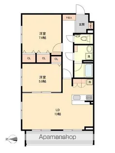 SーFORT泉中央【5階】の間取り