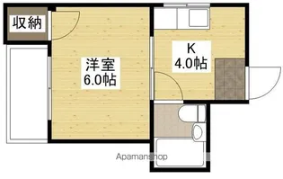 品川ビル【402号室】の間取り
