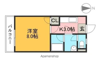 サバービアスィートⅡ【2階】の間取り