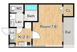 ジーメゾン千葉浜野プラージュ【2階】の間取り