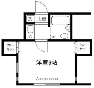 PERLE【202号室号室】の間取り