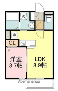 ウェルシャトー旭ヶ丘1番館【2階】の間取り