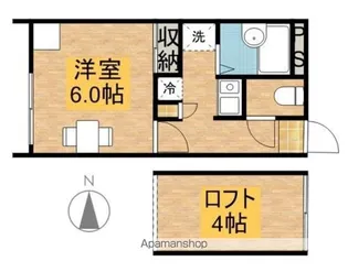ファクトリー半田山【106号室】の間取り