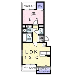CREVANCE亀戸NORTH【3階】の間取り