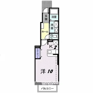トゥールコネッサンス【1階】の間取り
