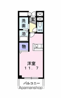 ビバーチェ【202号室】の間取り