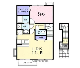 コロレ【2階】の間取り
