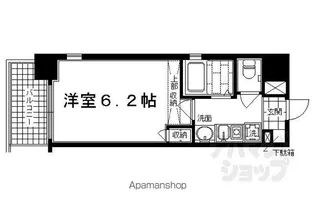エステムコート御所南II【706号室】の間取り