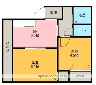 豊コーポ【1階】の間取り