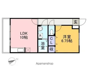 ルクソール【2階】の間取り
