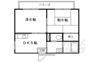 ハイツイースト【301号室】の間取り