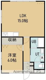 サンワハイツⅡ【103号室】の間取り