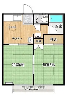 メゾンシルク【206号室】の間取り