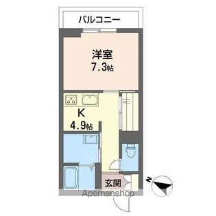 PARADISO本荘【3階】の間取り