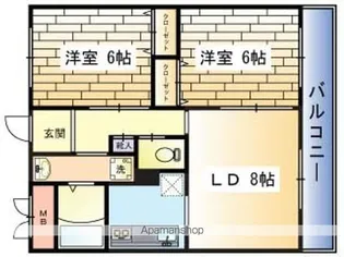 プロスペリテ【3階】の間取り