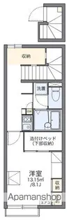 レオパレスシュガーハイム【2階】の間取り