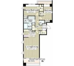 センチュリーフォレスト2号棟【6階】の間取り