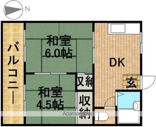 フォーブル本間【1階】の間取り