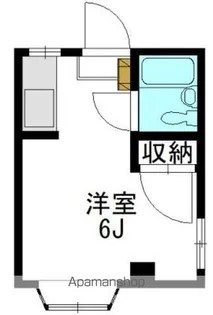 サンティエ高橋【201号室】の間取り