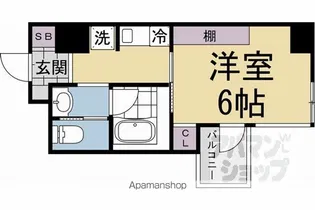 MERCADO京都【306号室】の間取り